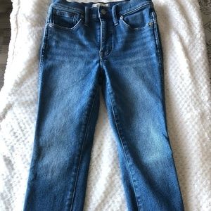 Madewell 10" High-Rise Skinny Crop Jeans Size 25P in Ohlman Wash